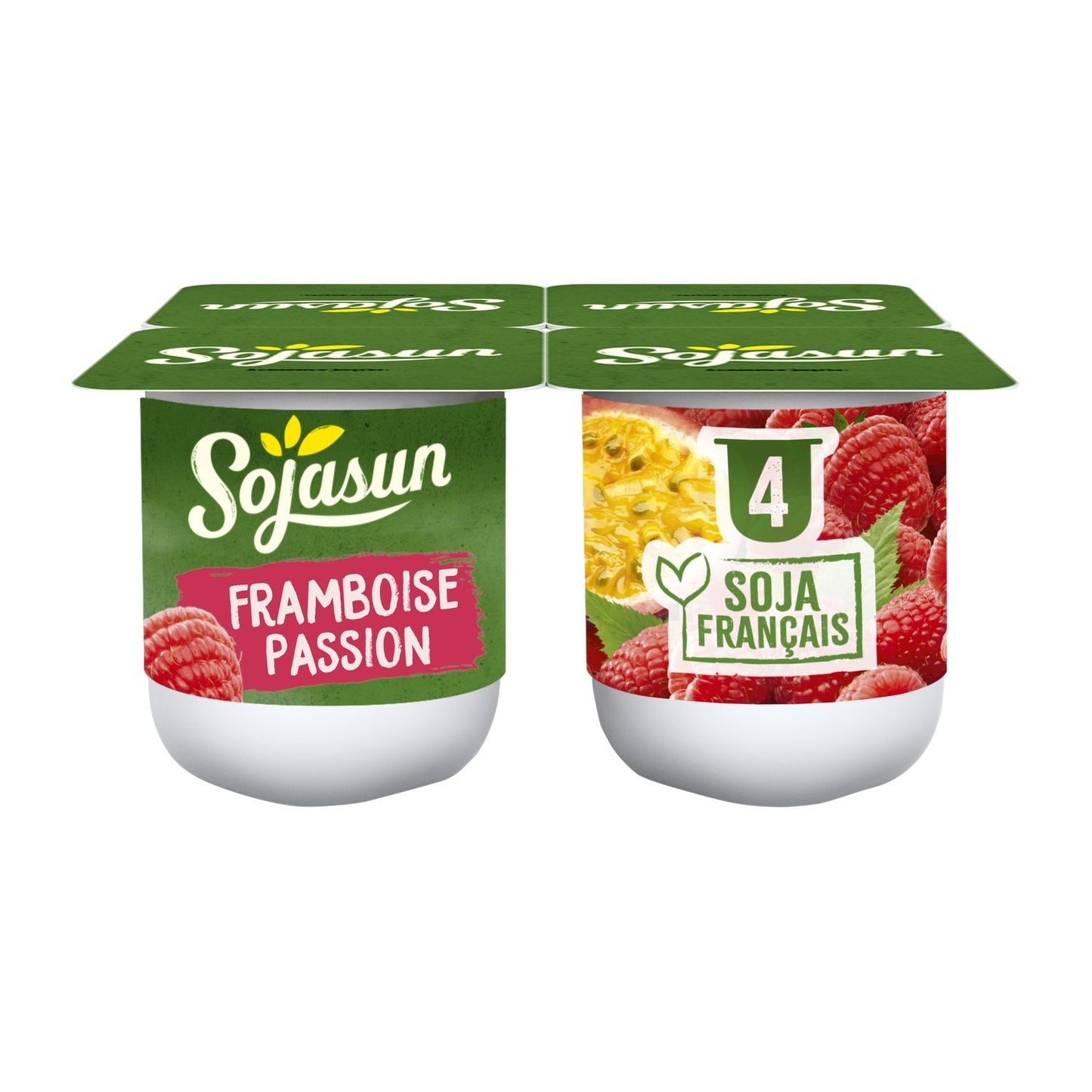 SOJASUN Raspberry Passion Fruit Soy Vegetable Dessert