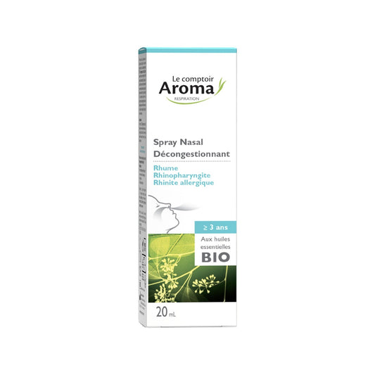 Spray Décongestionnant Rhume et Nez Bouché Adultes et Enfants aux 9 Huiles Essentielles Bio LE COMPTOIR AROMA
