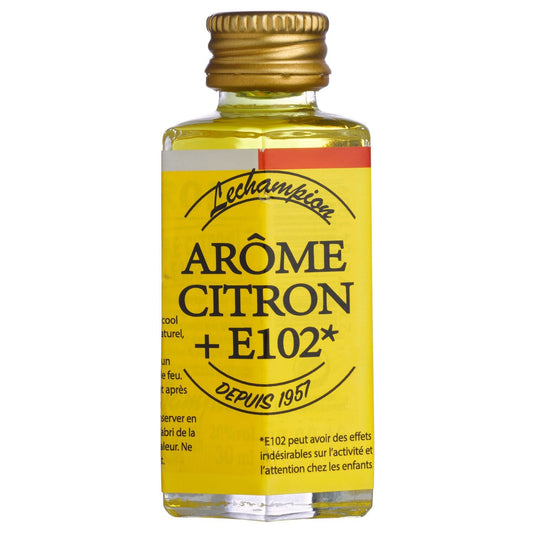 Préparation Culinaire Arôme Goût Citron LECHAMPION le flacon de 30 ml