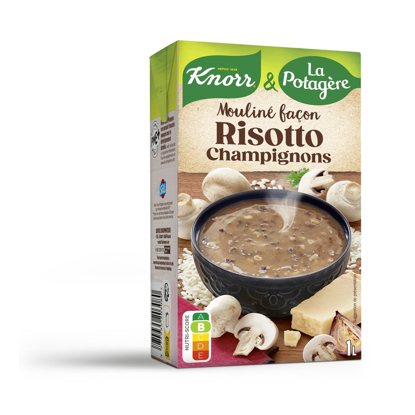 Soupe Mouliné Façon Risotto Champignons KNORR & LA POTAGERE 