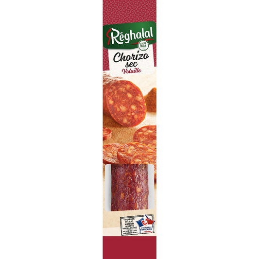 Chorizo Sec de Volaille et au Veau Halal REGHALAL