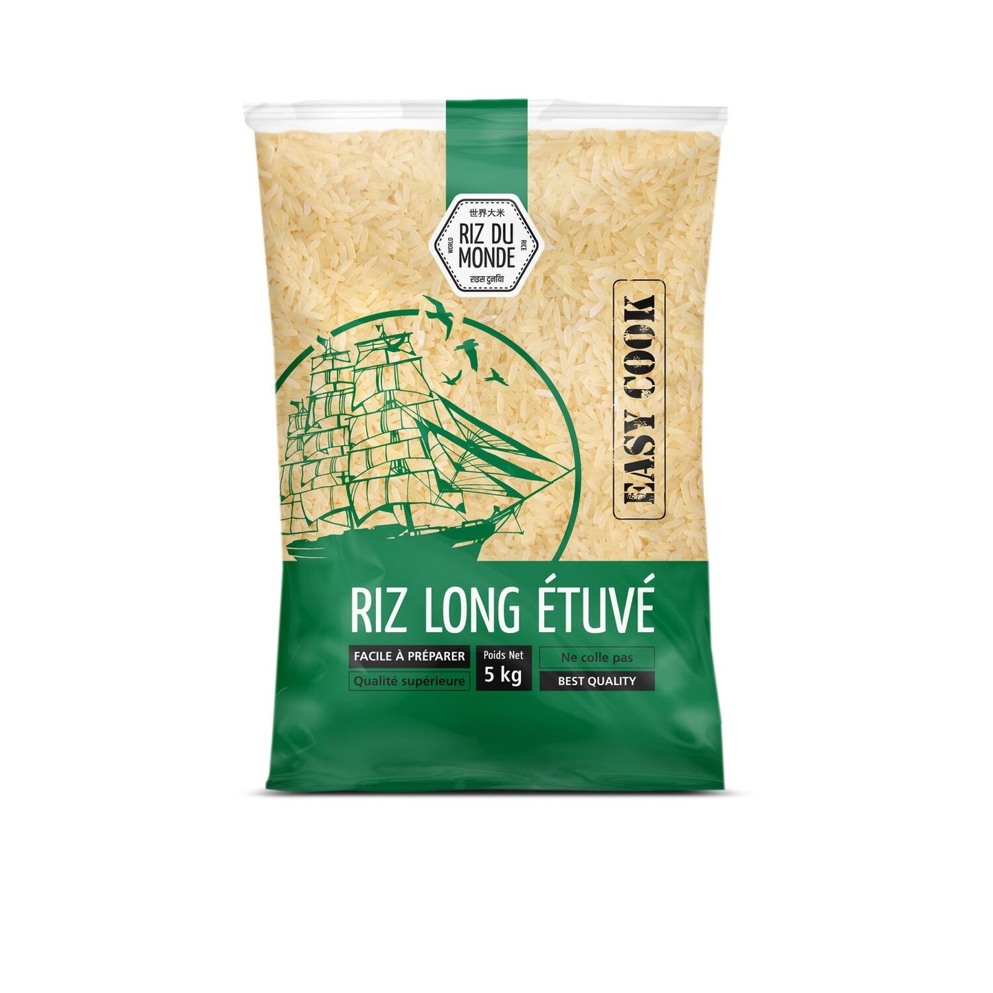 Long Steamed Indica Rice RICE OF THE WORLD