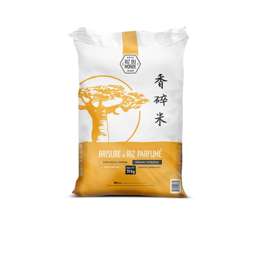 Brisures de Riz Parfumé RIZ DU MONDE le sac de 20 kg