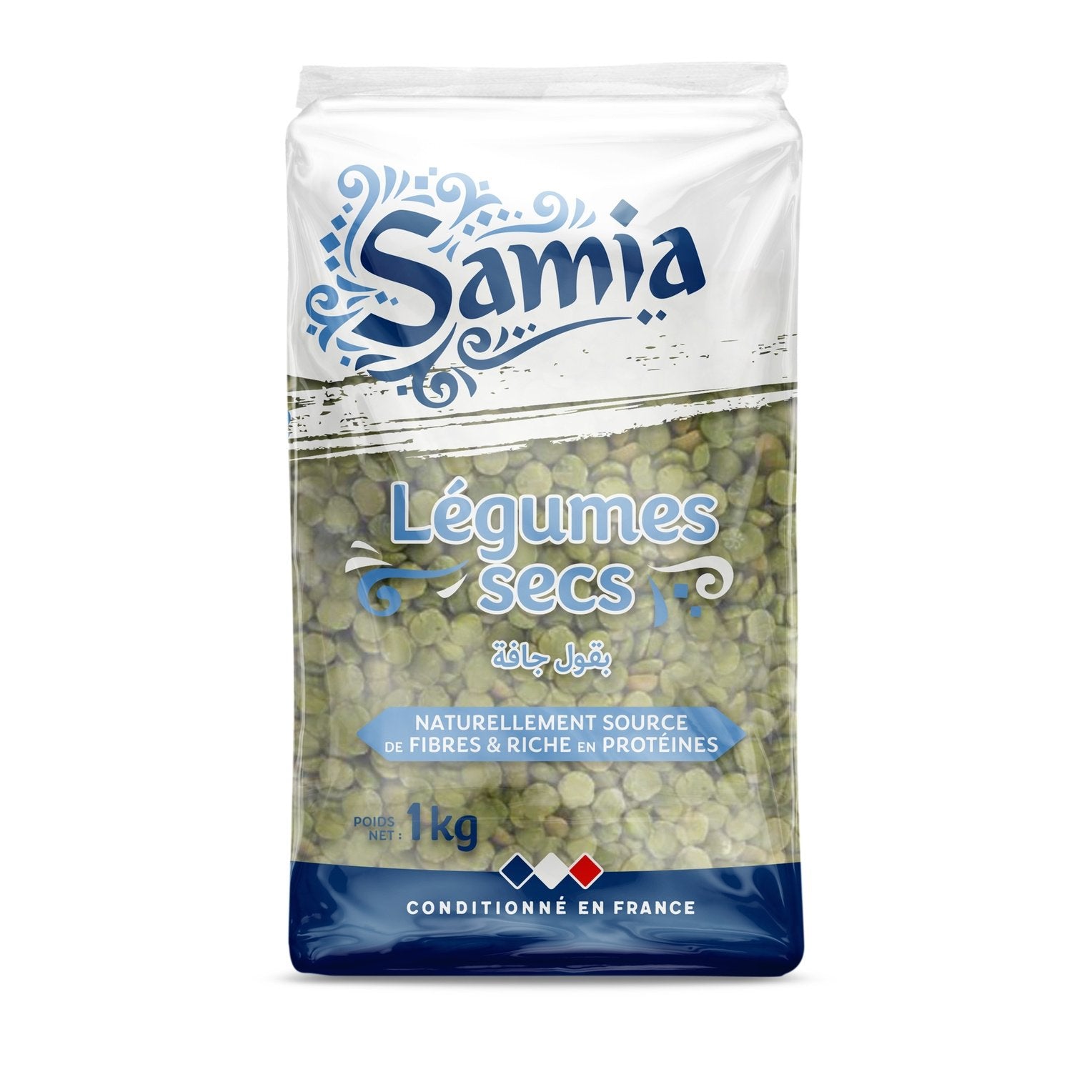 Pois Cassés SAMIA le sachet de 1kg