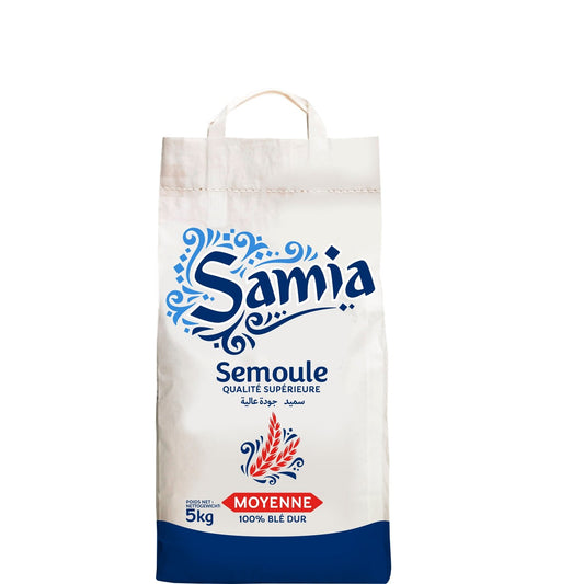Semoule Moyenne SAMIA le sac de 5 kg