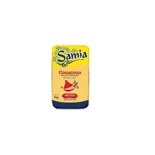 Couscous de Blé Moyen SAMIA le paquet de 1Kg