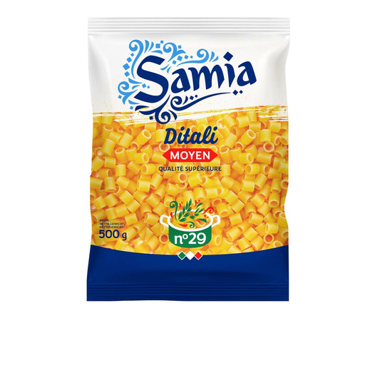Pâtes Ditalini Lisci N°29 SAMIA le sachet de 500 g