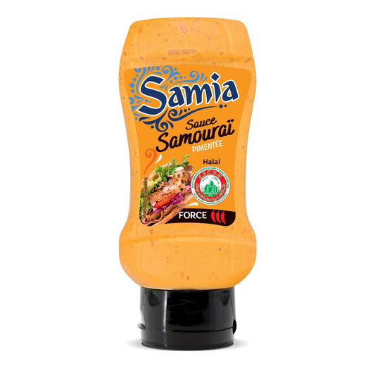 Sauce Halal Samouraï Pimentée SAMIA le flacon de 350 ml