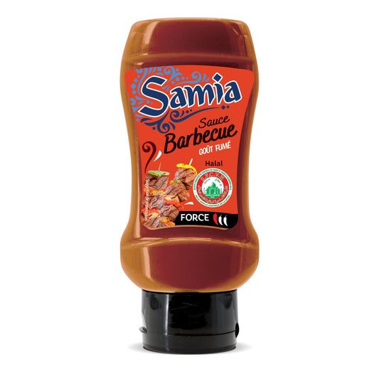 Sauce Halal Barbecue Goût Fumé SAMIA le flacon de 350 ml