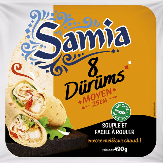 Tortillas Dürüm SAMIA le sachet de 490 g