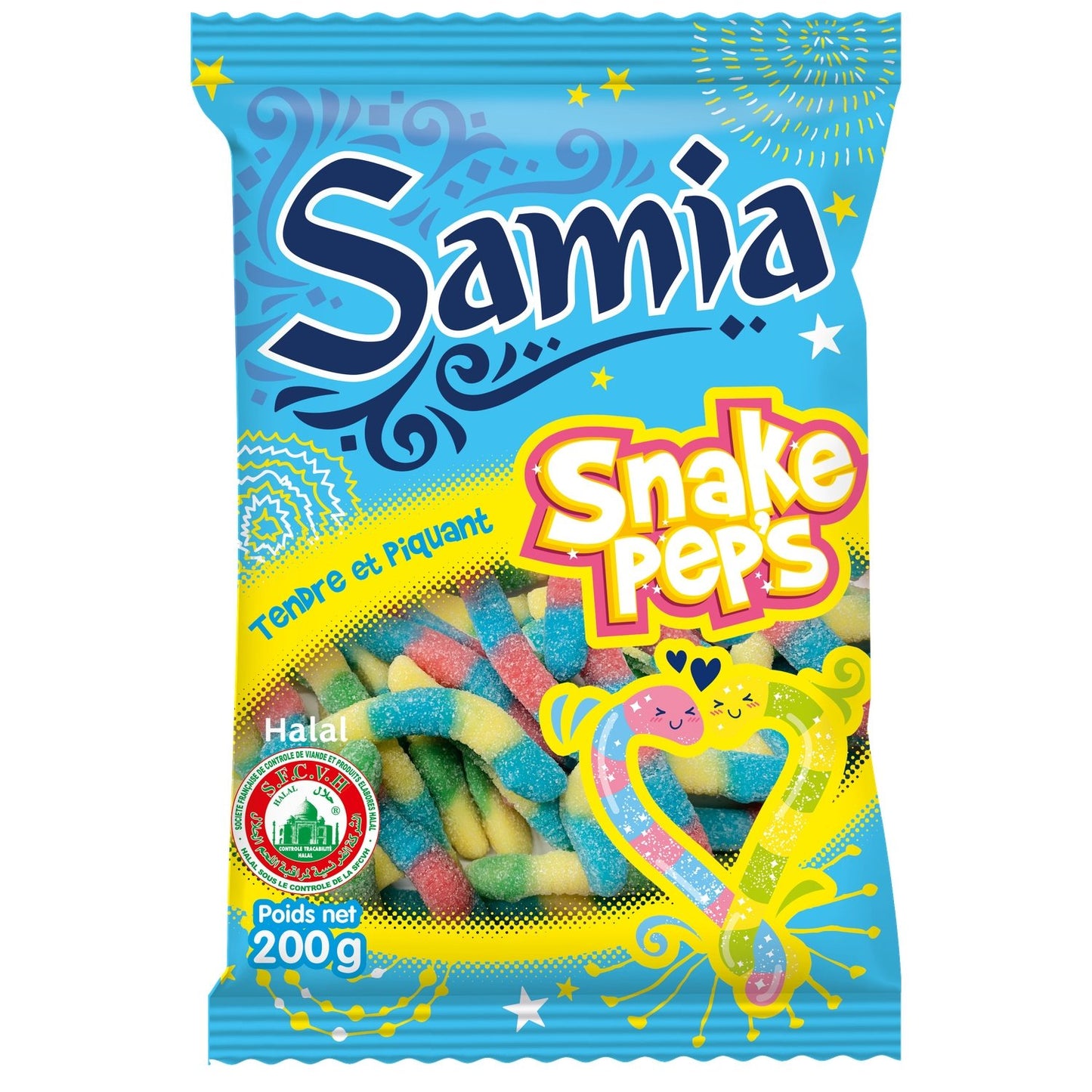 Halal Spicy Worms SAMIA Sweets