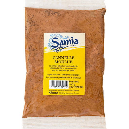 Cannelle Moulue SAMIA le sachet de 100 g
