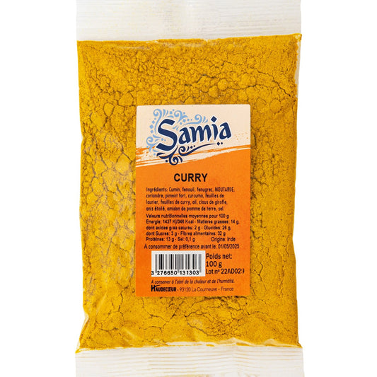 Curry SAMIA le sachet de 100 g