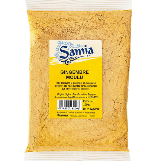 Gingembre Moulu SAMIA le sachet de 100 g