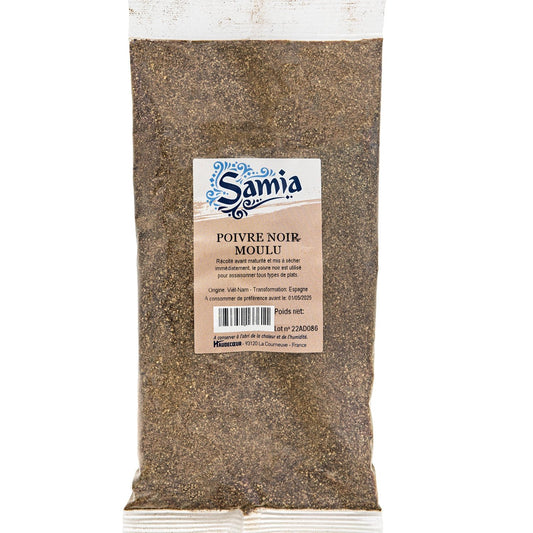 Poivre Noir Moulu SAMIA le sachet de 500g
