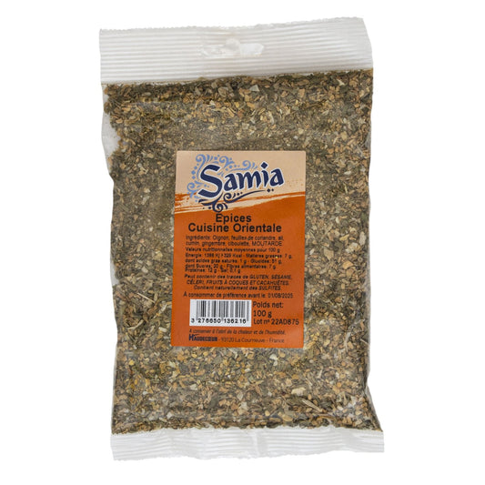 Epices Cuisine Orientale SAMIA le sachet de 100g