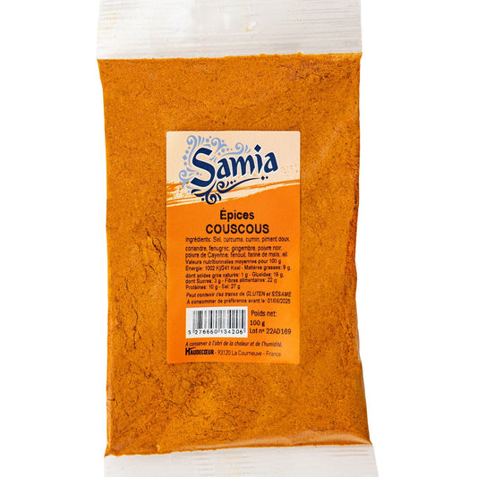 Epices Couscous SAMIA le sachet de 100 g