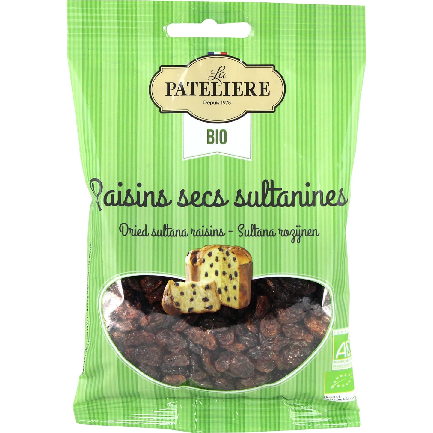 Organic Raisins LA PATELIERE