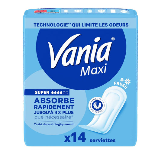 Serviettes Hygiéniques Fresh Super VANIA