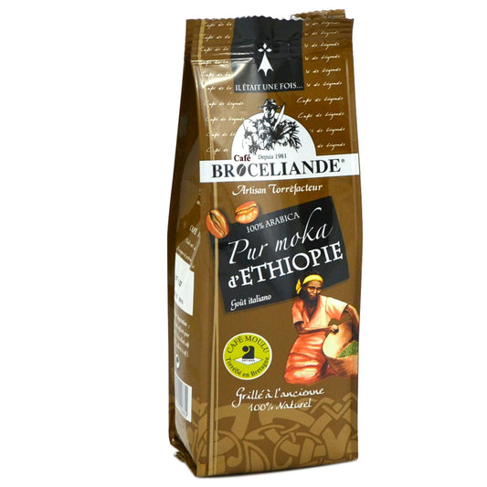 Ethiopian Moka Ground Coffee BROCELIANDE ROASTING