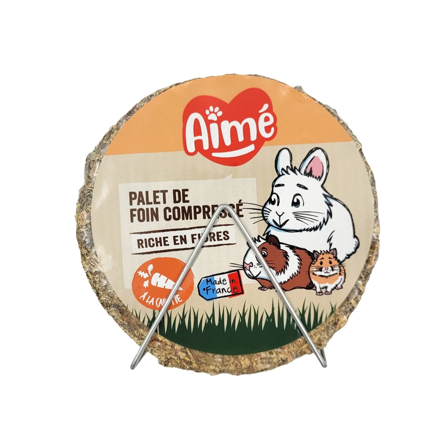 Friandise Palets pour Rongeurs et Lapins Compressé Carotte AIME 