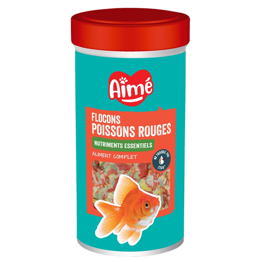 Aliment Flocons Complet Pour Poisson Rouge Nutriments Essentiels AIME 