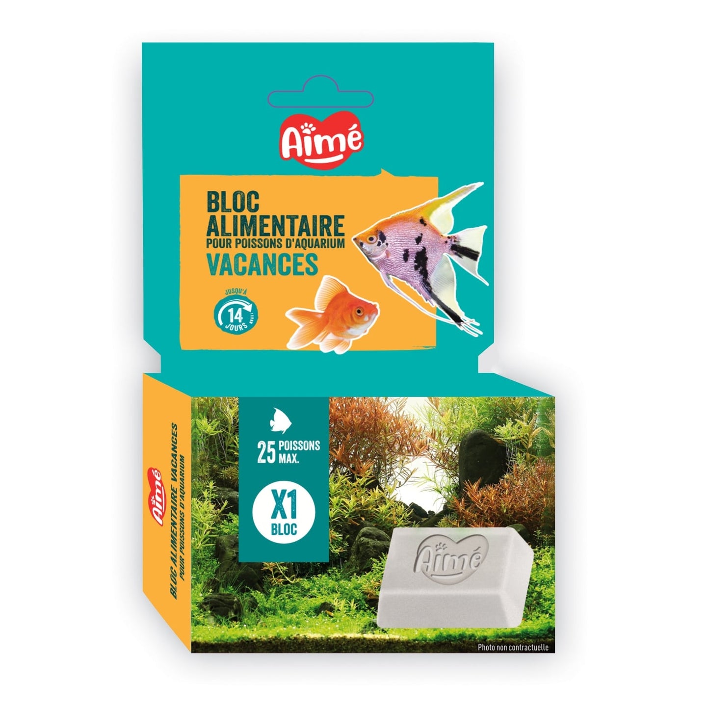 Aliment Poissons D'aquarium Vacances AIME 