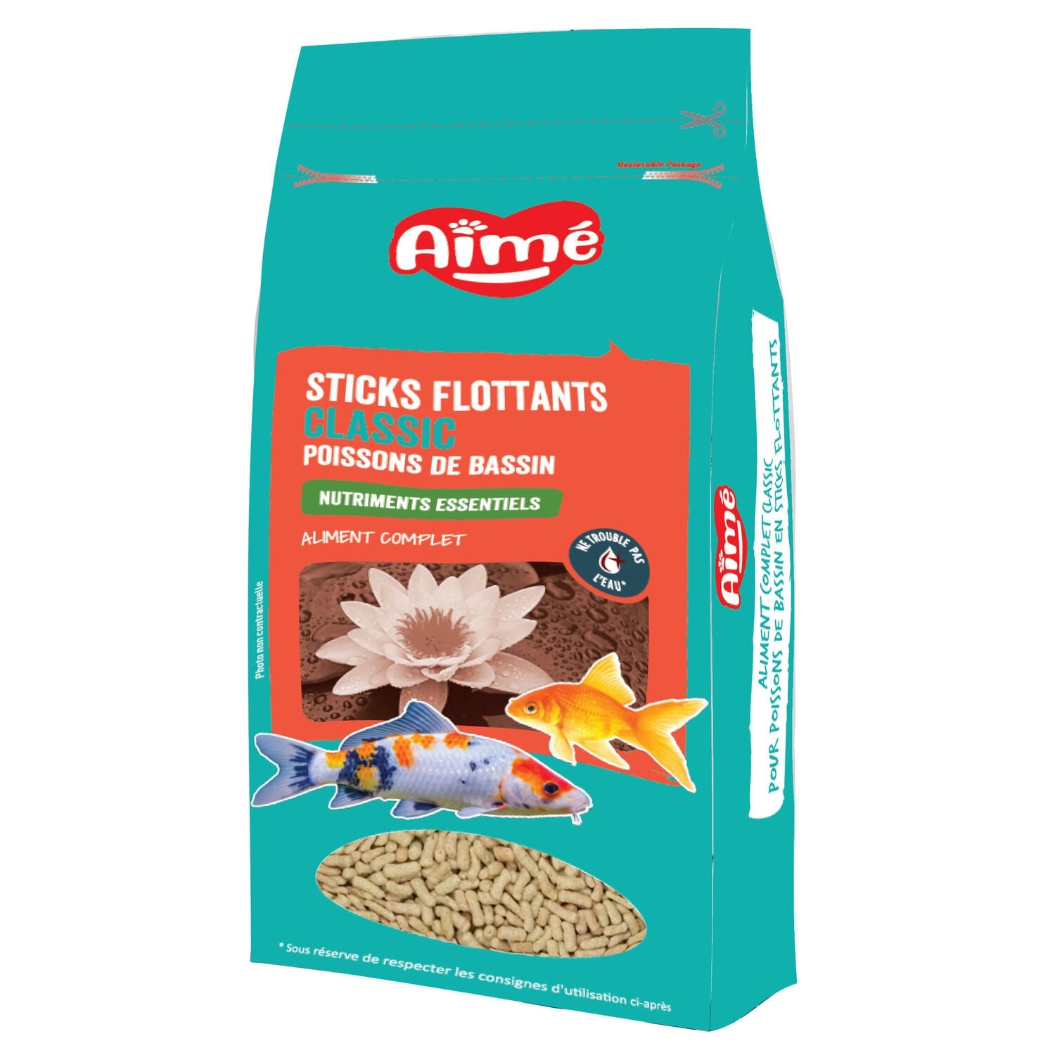 Aliment Sticks Complet Pour Poisson De Bassin Flottants Classic Bond AIME 