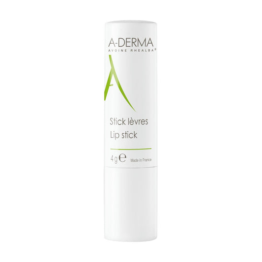 Baume à Lèvres Hydratant Apaisant et Réparateur Lèvres Fragiles Avoine Rhealba A-DERMA le stick de 4 g