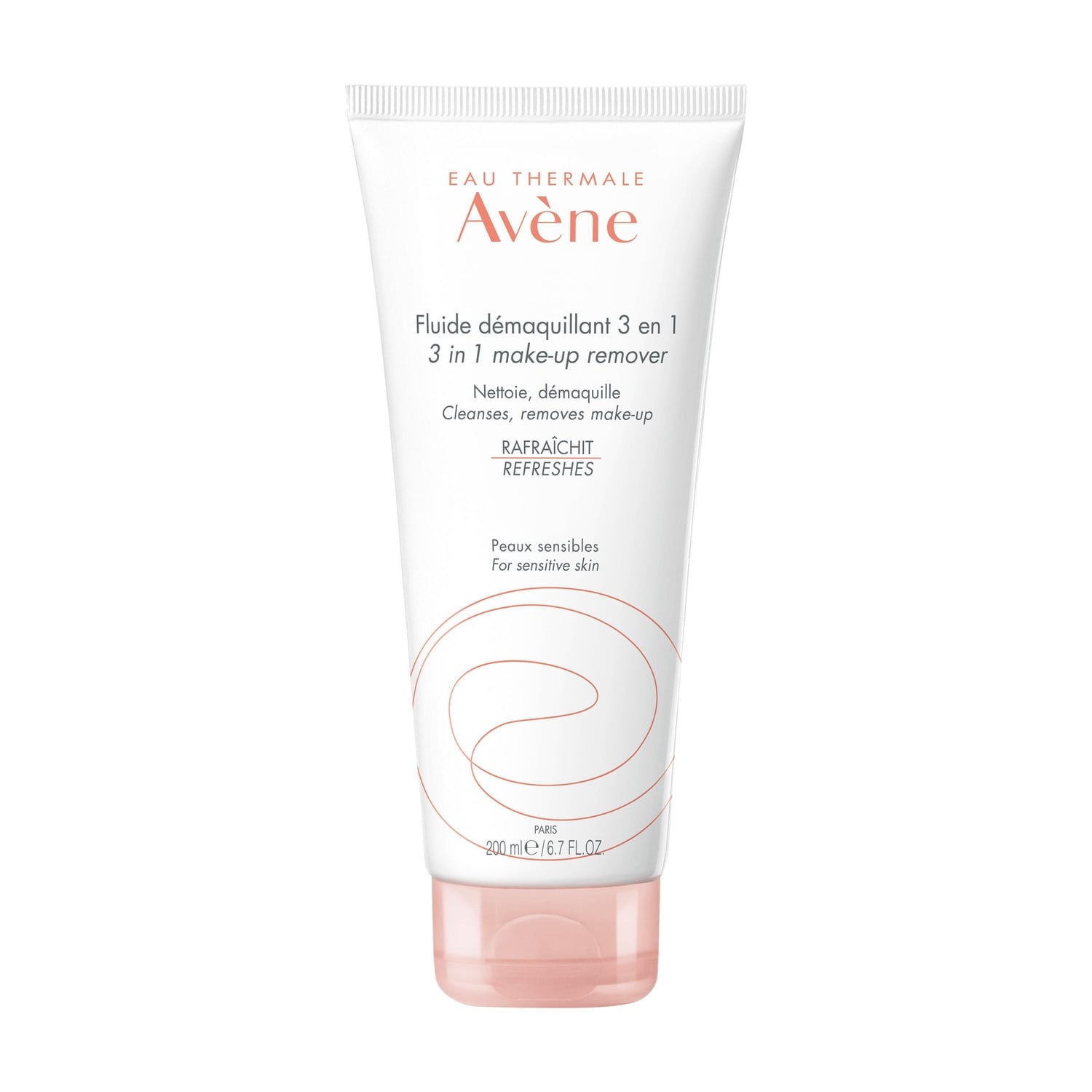 Lait démaquillant Visage Yeux Lèvres Toutes Peaux Sensibles 3 en 1 EAU THERMALE AVENE 