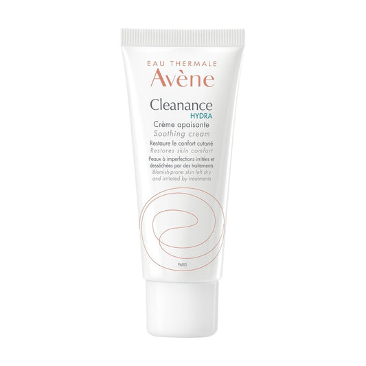 Crème Hydratante Apaisante Relipidante Compensatrice Cleanance Hydra EAU THERMALE AVENE le tube de 40mL