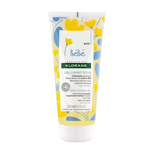 Gel Douche Bébé Doux Corps et Cheveux KLORANE le flacon de 200mL