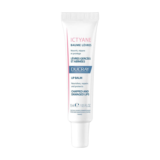 Baume à Lèvres Nourrissant Protecteur Lèvres Desséchées et Abîmées Ictyane DUCRAY le tube de 15mL