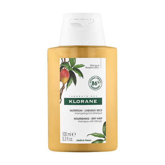 Shampoing Cheveux Secs Nutrition Mangue KLORANE le shampoing de 100mL