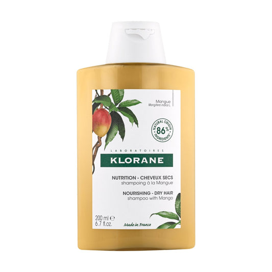 Shampoing Cheveux Secs Nutrition Mangue KLORANE le shampoing de 200mL