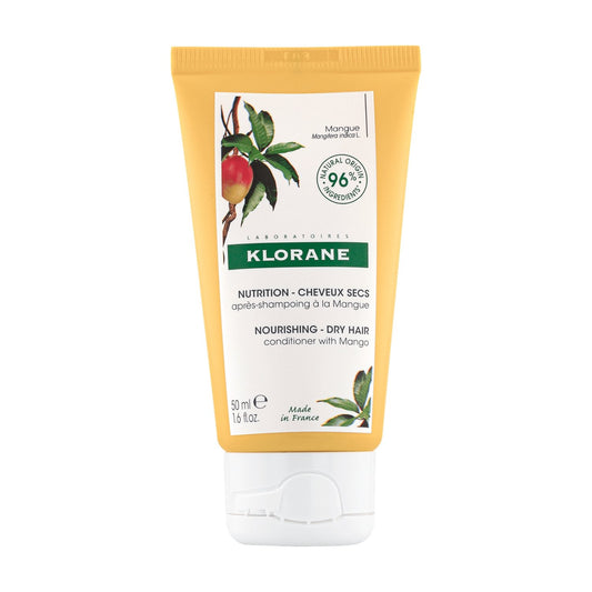 Après-Shampoing Nutrition Cheveux Secs à la Mangue KLORANE le tube de 50mL