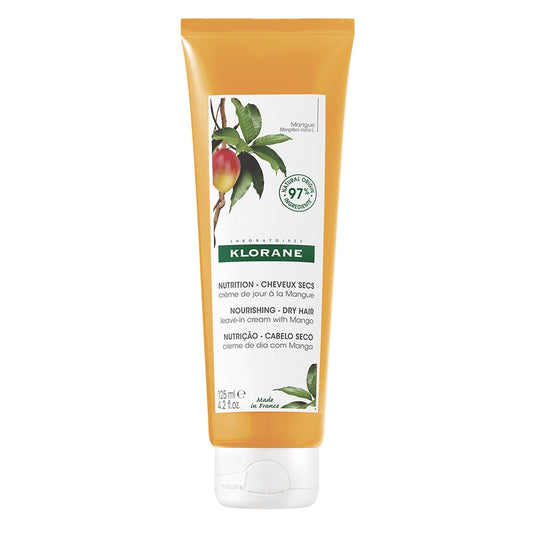 Crème Nutrition Cheveux Secs à la Mangue KLORANE le tube de 125mL
