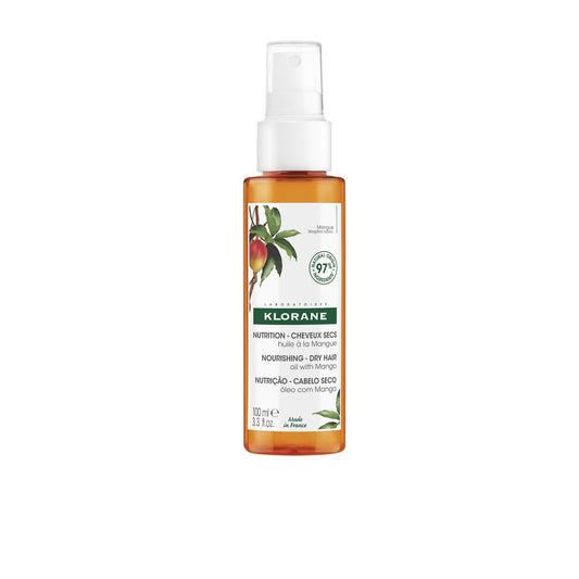 Huile Nutrition Cheveux Secs à la Mangue KLORANE le spray de 100mL