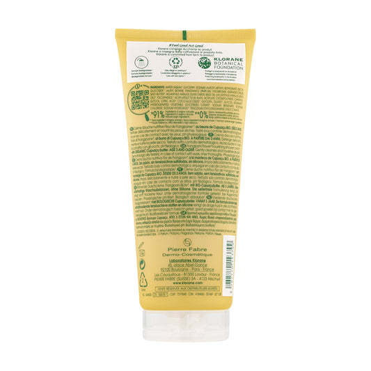 Nourishing Shower Cream with Cupuaçu Butter Organic Frangipani Flower KLORANE