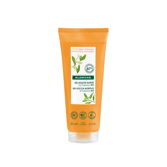 Gel Douche Tous Types de Peaux au Beurre de Cupuaçu Vegan Bio KLORANE le flacon de 400mL