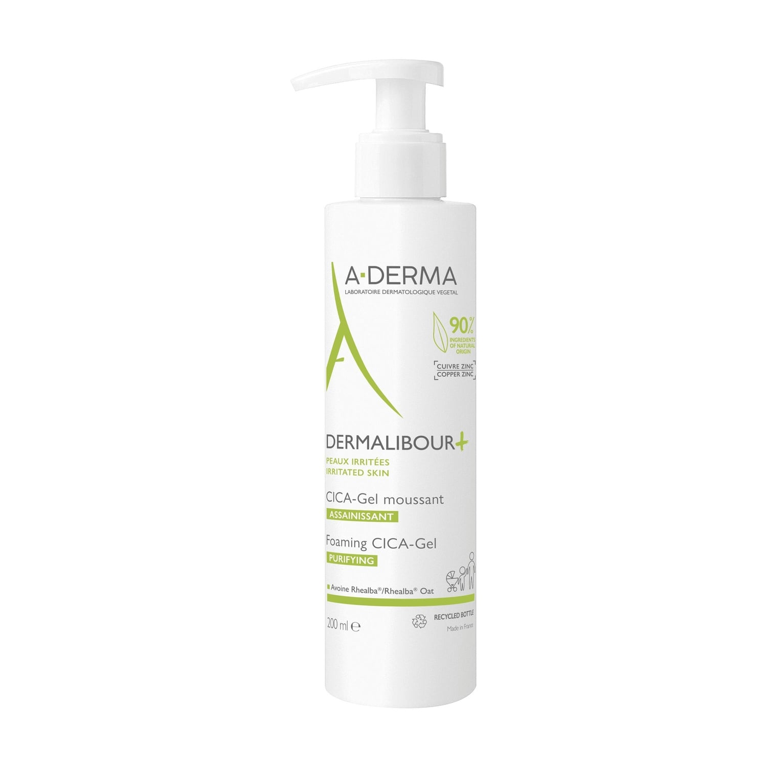 Gel Corps Visage Cuir Chevelu et Zones Intimes Irritées et Fragilisées Dermalibour+ Cica A-DERMA 