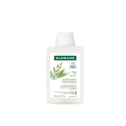 Shampoing Extra Doux Cheveux de Toute la Famille à l'Avoine Bio KLORANE 