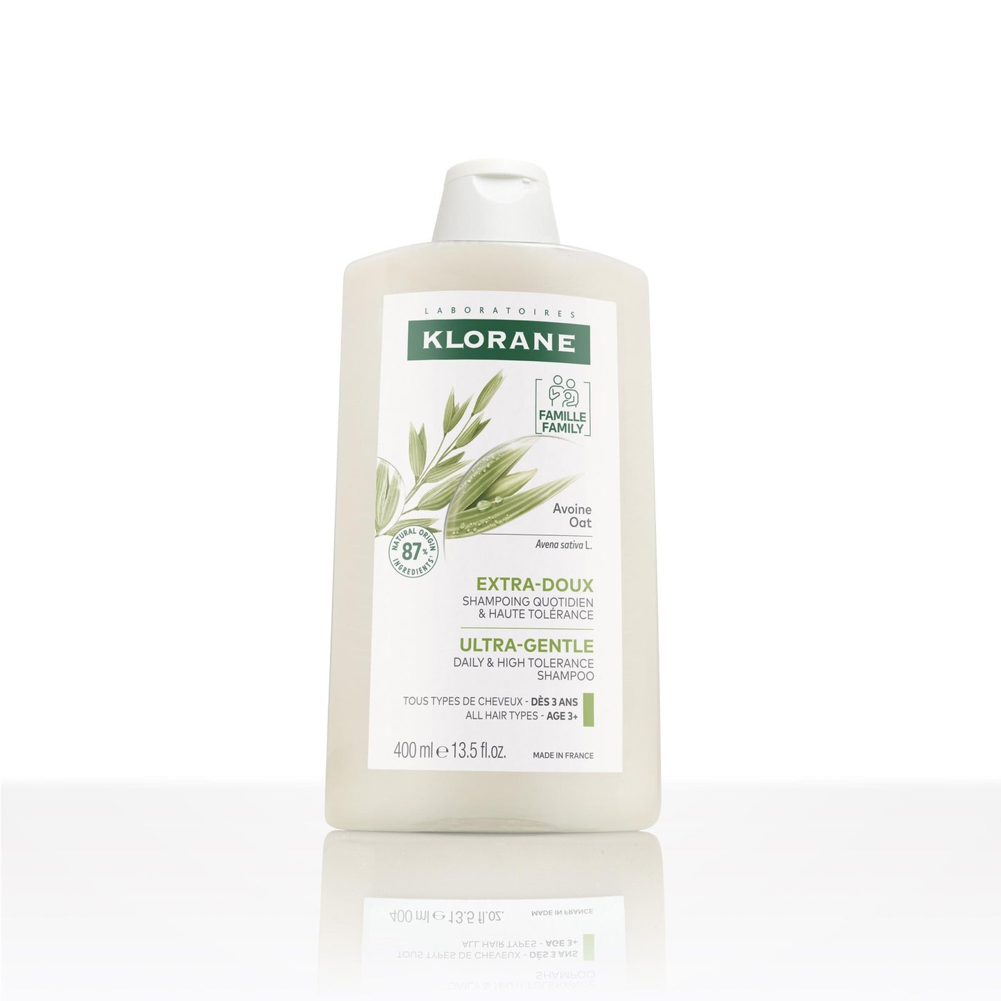 Shampoing Extra Doux à l'Avoine KLORANE 