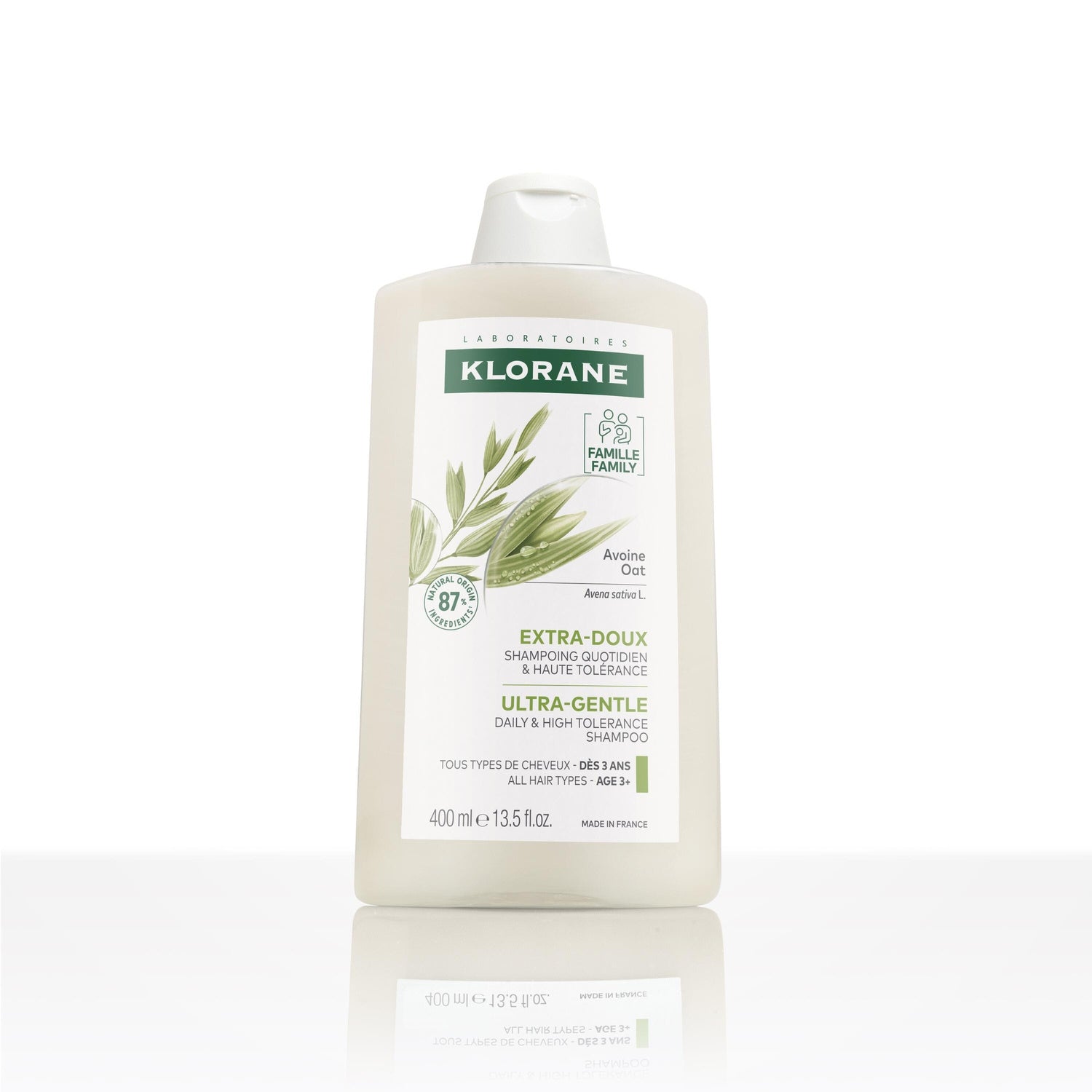 Shampoing Extra Doux à l'Avoine KLORANE 