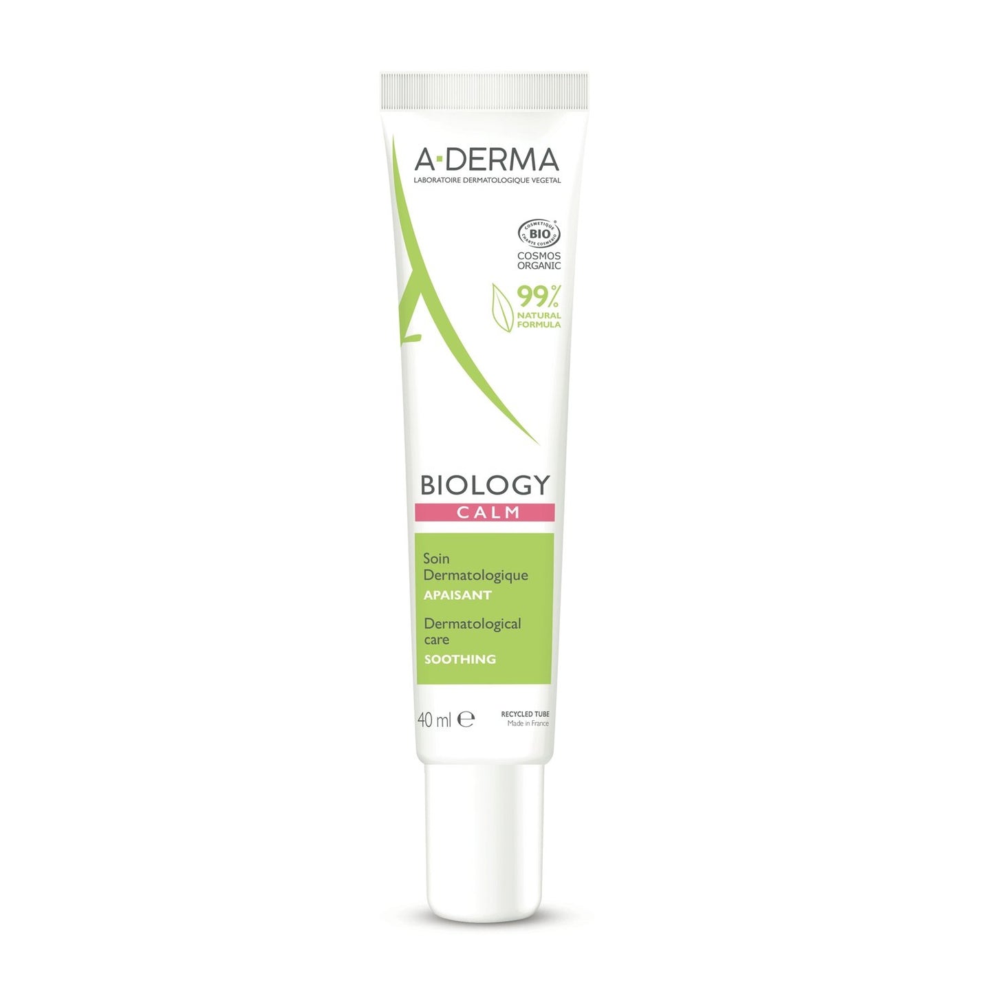 A-DERMA Organic Rhealba Oat Facial Treatment for Reactive and Intolerant Skin