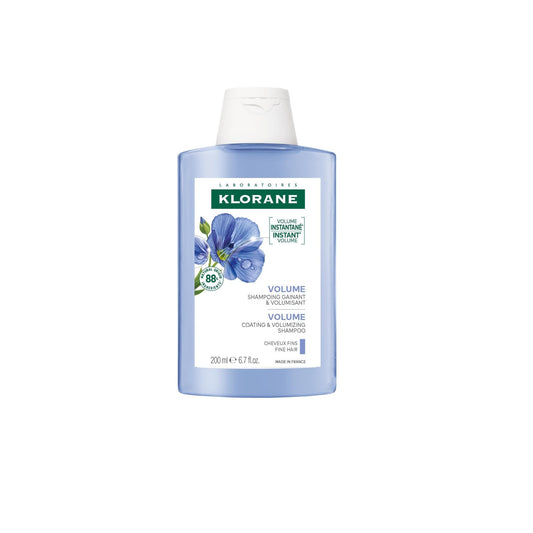 Shampoing Cheveux Fins et Sans Volume au Lin Bio KLORANE 