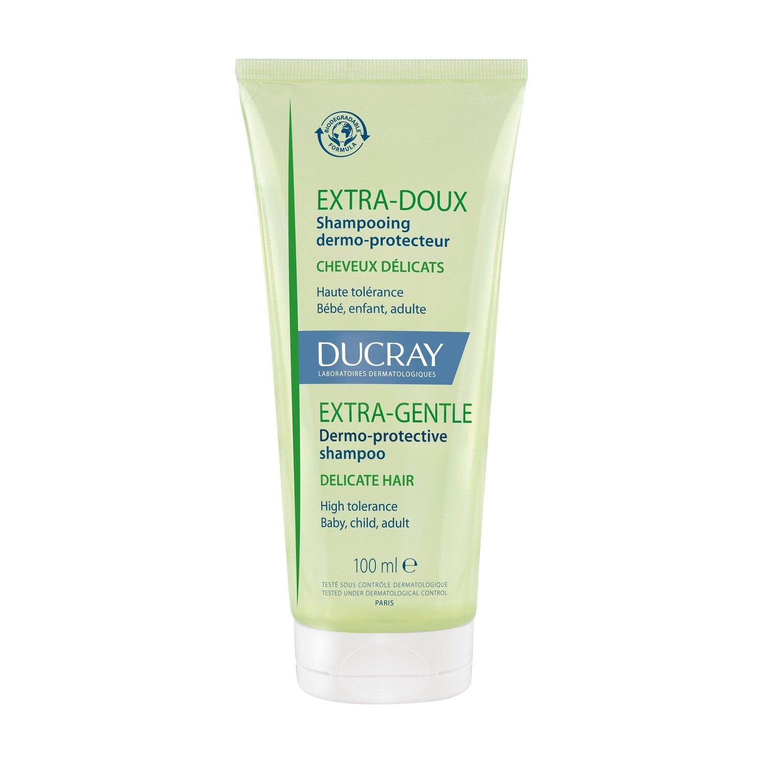 Shampoing Cheveux Délicats Dermo-Protecteur Extra-Doux Usage Fréquent DUCRAY le tube de 100mL
