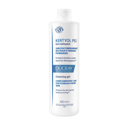 Gel Corps Peaux à Tendance Psoriasique Nettoyant Apaisant Kertyol PSO DUCRAY 