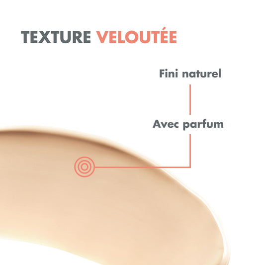 Tinted Sunscreen for Face Sensitive Dry Skin SPF 50+ 8h Hydration AVENE THERMAL WATER