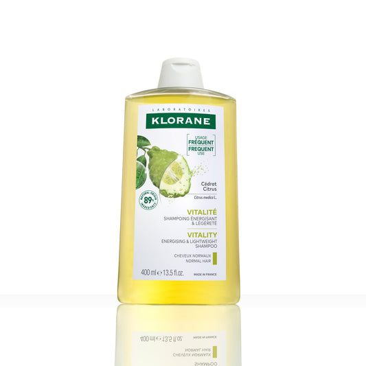 Shampoing Cheveux Normaux à Gras au Cédrat KLORANE 